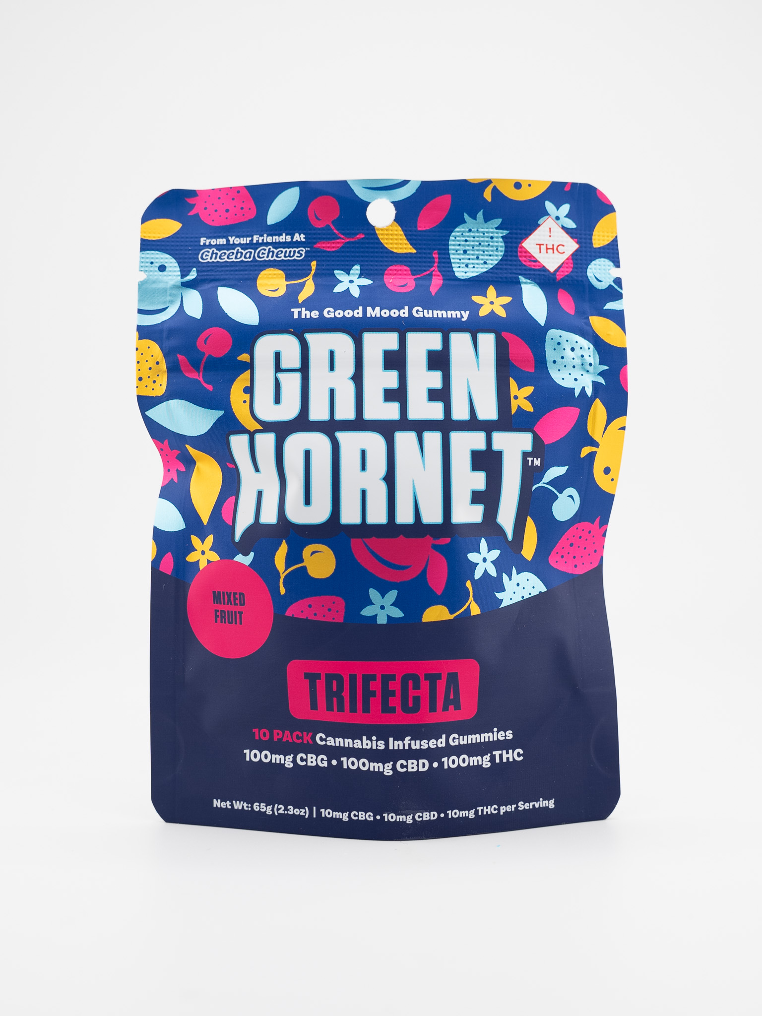 Green Hornet Trifecta (H) 100MG Gummies